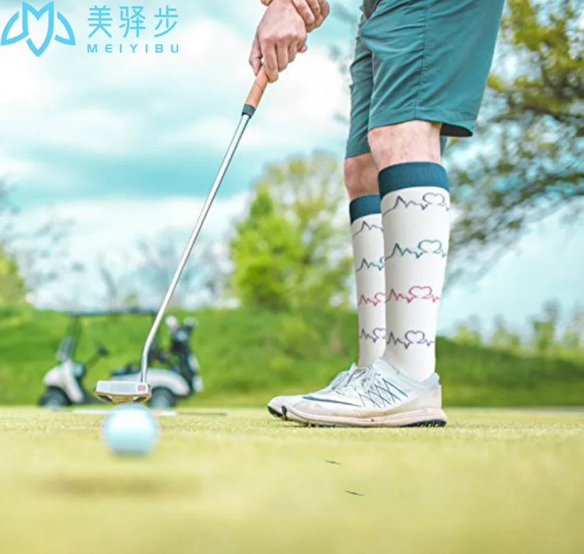 3/6/7 Pairs Per Set Compression Socks for Women Men Sport Nylon Stockings Best for Running Travel Cycling Nurse