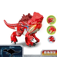 new 2021 jurassic dino world stegosaurus carnotaurus building kits bolcks bricks dinosaurs figures raptor toys for kids gifts