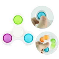 newest antistress fidget spinner toys simple dimple toy pressure reliever board controller educational toy anti stress