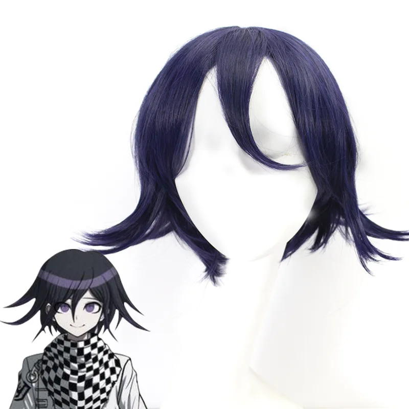 

Danganronpa: Trigger Happy Havoc Costume Cosplay Wigs Kokichi Oma Wig Short Hair Wig Accessories