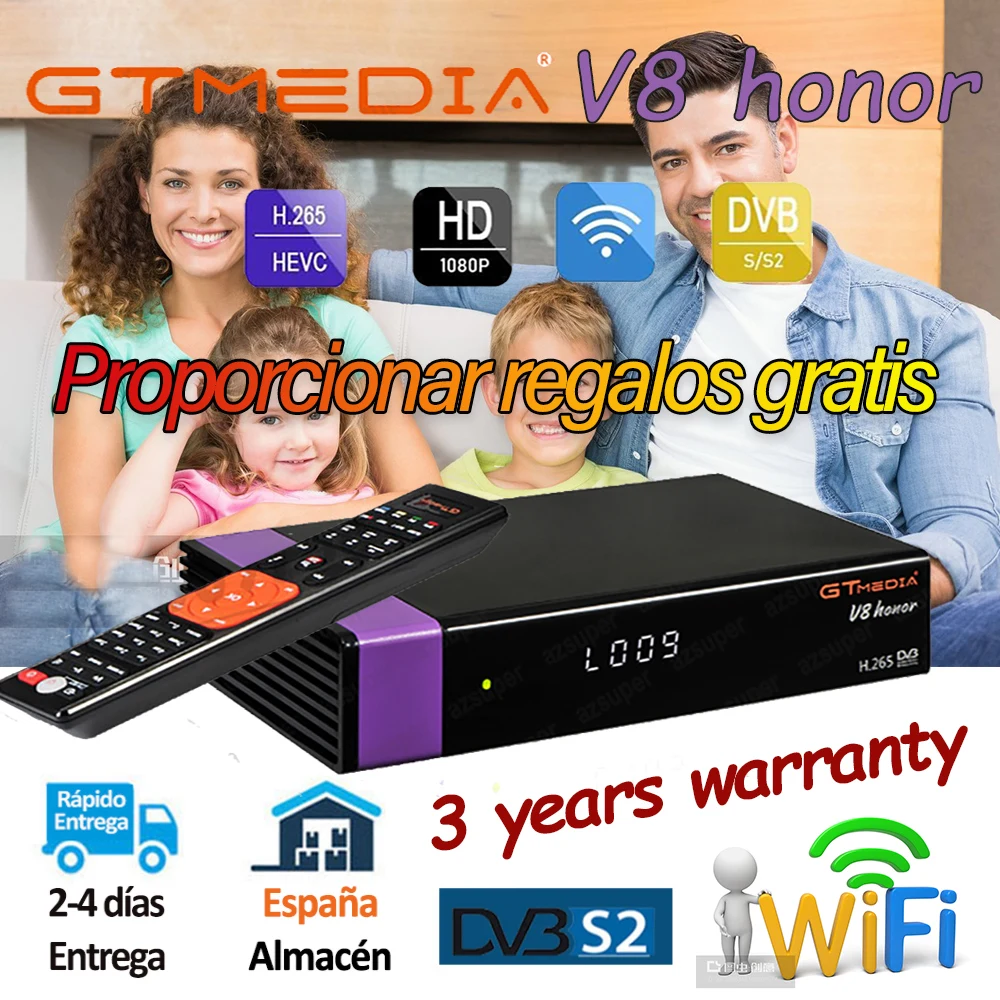 Встроенный WI FI gtmedia v8x V8 honor DVB S2 спутниковый ТВ приемник а также V7 s2x включают в себя