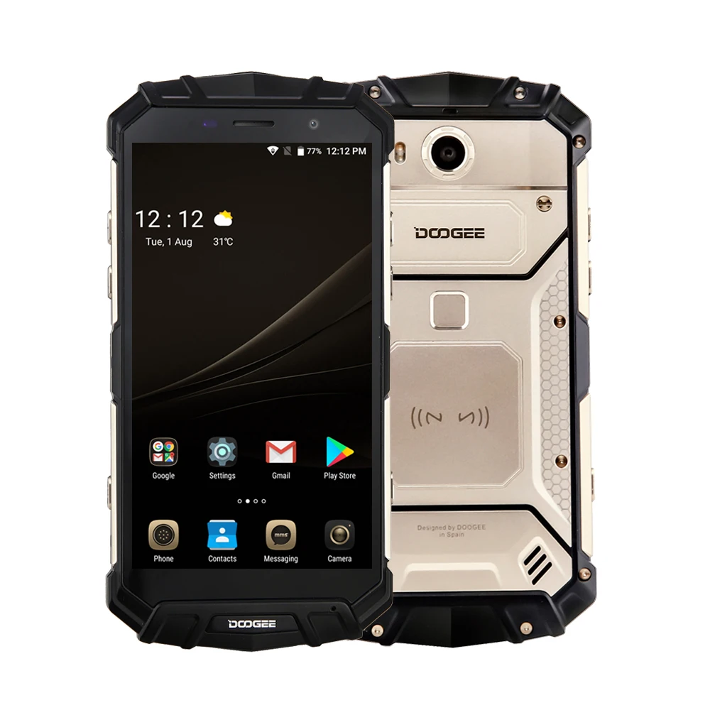 DOOGEE S60 Lite смартфон с 5 дюймовым дисплеем ОЗУ 4 Гб ПЗУ 32 ГБ 16 МП 2 мАч Android 7 0|Смартфоны|