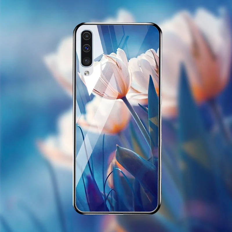 M028 Закаленное Стекло чехол СПС samsung Galaxy A50 A70 A40 A30 A20 A60 A10 A80 A90 5G A50s A20s A10s чехол samsung A7 A8 плюс Чехол - Цвет: M028