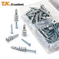 plasterboard anchor zinc alloy drywall hollow wall self drilling wall anchors e81341mm 81 14 tapping screw