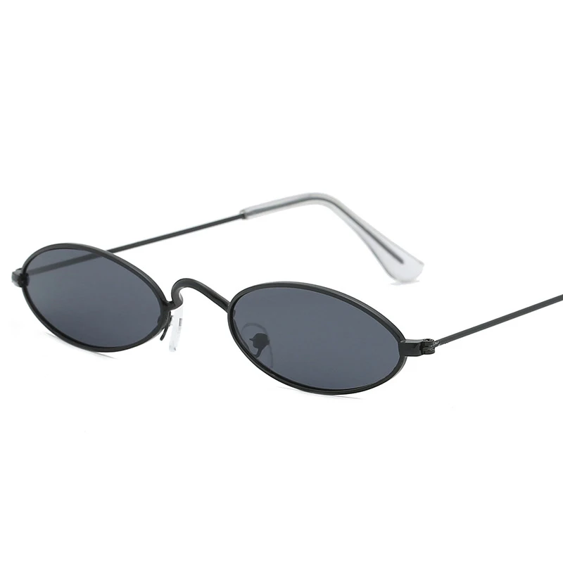 

Fashion Mens Womens Motorcycle Glasses Retro Small Oval Sunglasses Metal Frame Shades Eyewear Driver goggles