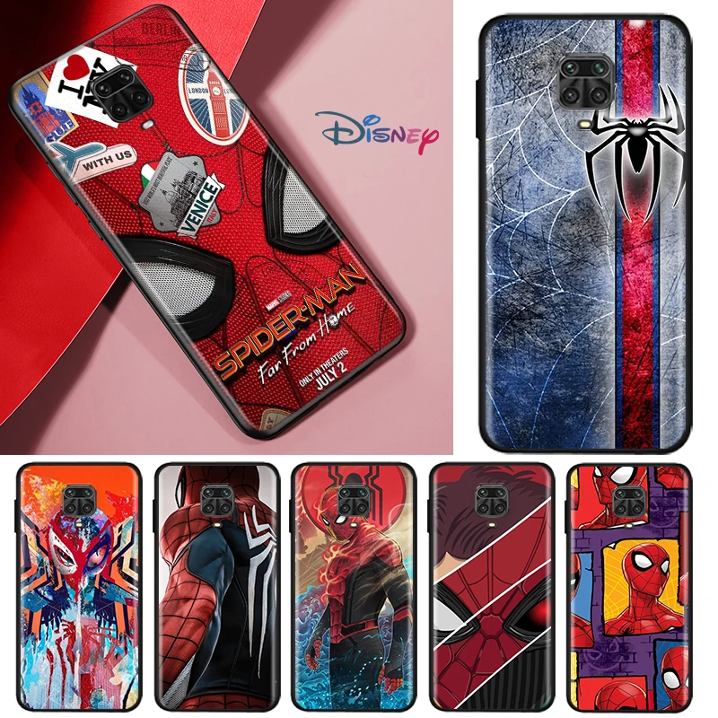 

Spiderman superhero For Xiaomi Redmi Note 10S 10 9 9S 9T 8T 8 7 6 5 Pro Max 5A 4X 4 5G Soft Silicone Phone Case