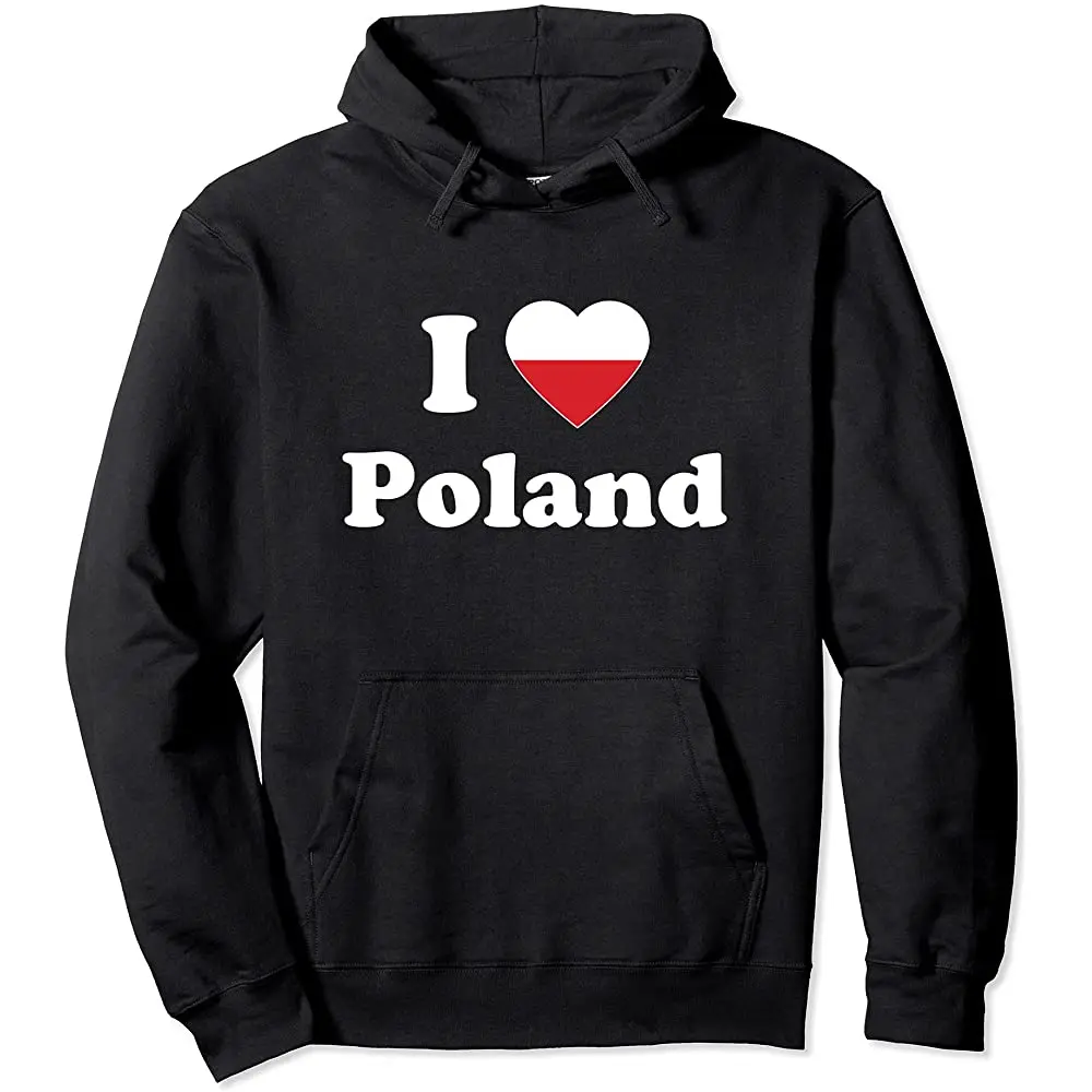 

I Love Poland I Heart Poland Polish Pullover Hoodie