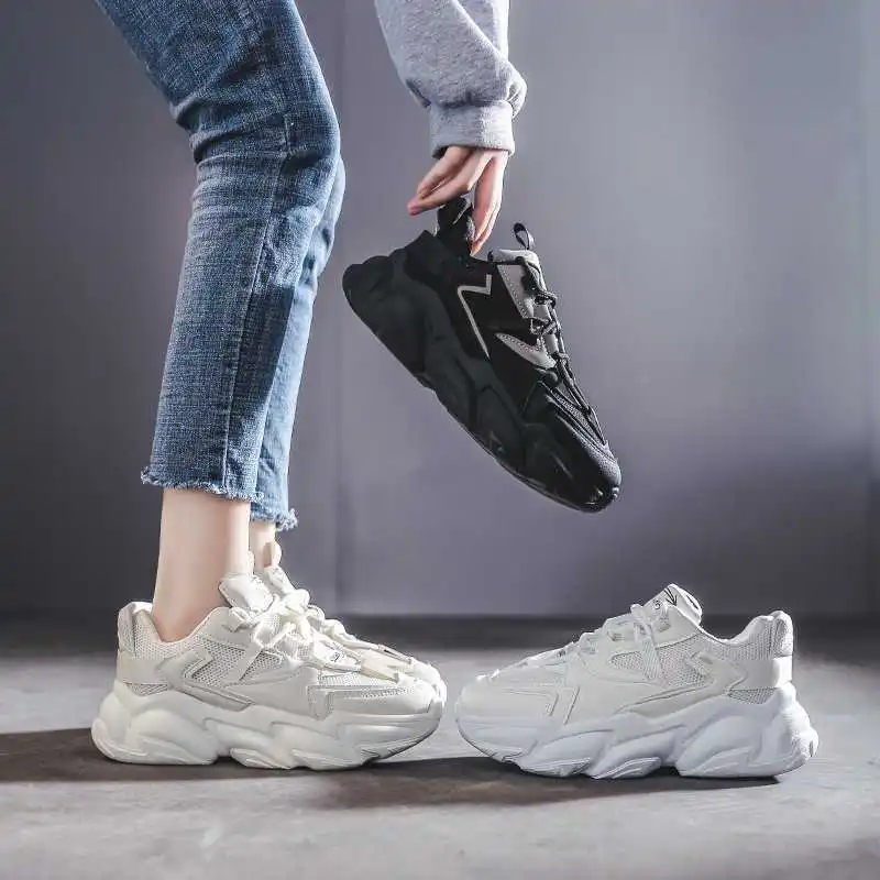 

summer new 2021 shoes women's shoes in tide 2021 spring mesh casual shoes breathable mesh red running shoes