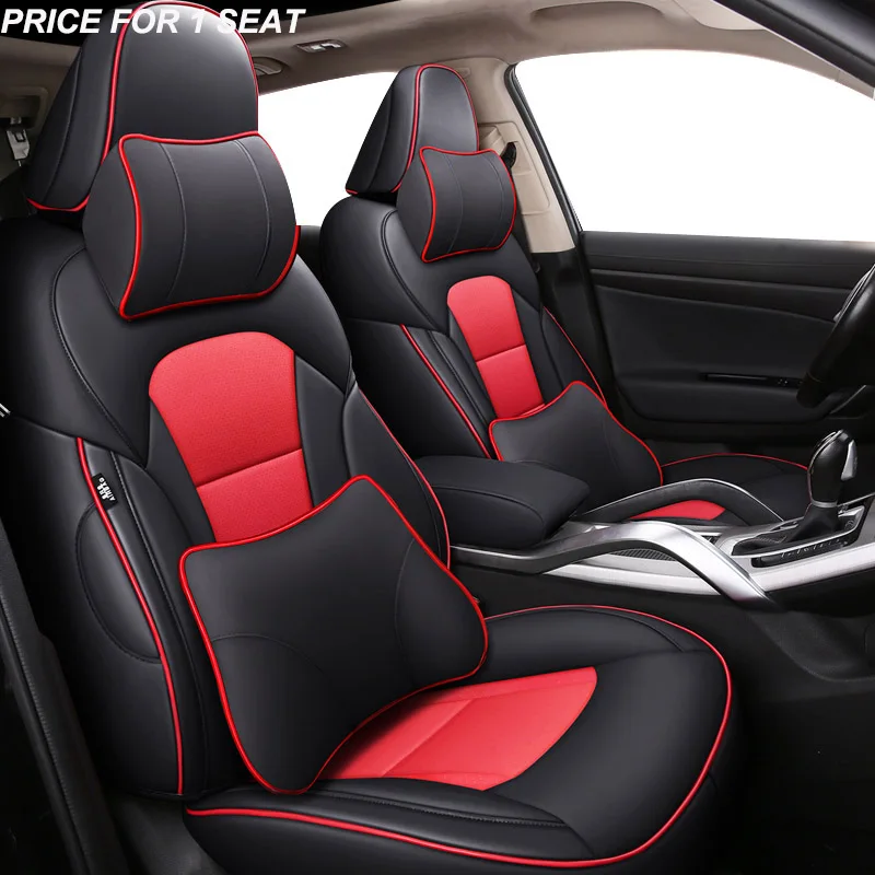 

Leather Car Seat Cover For Hyundai Tucson 2019 i30 i20 Solaris Kona Santa Fe Creta I40 Accent I10 Sonata Creta IX25 Accessories