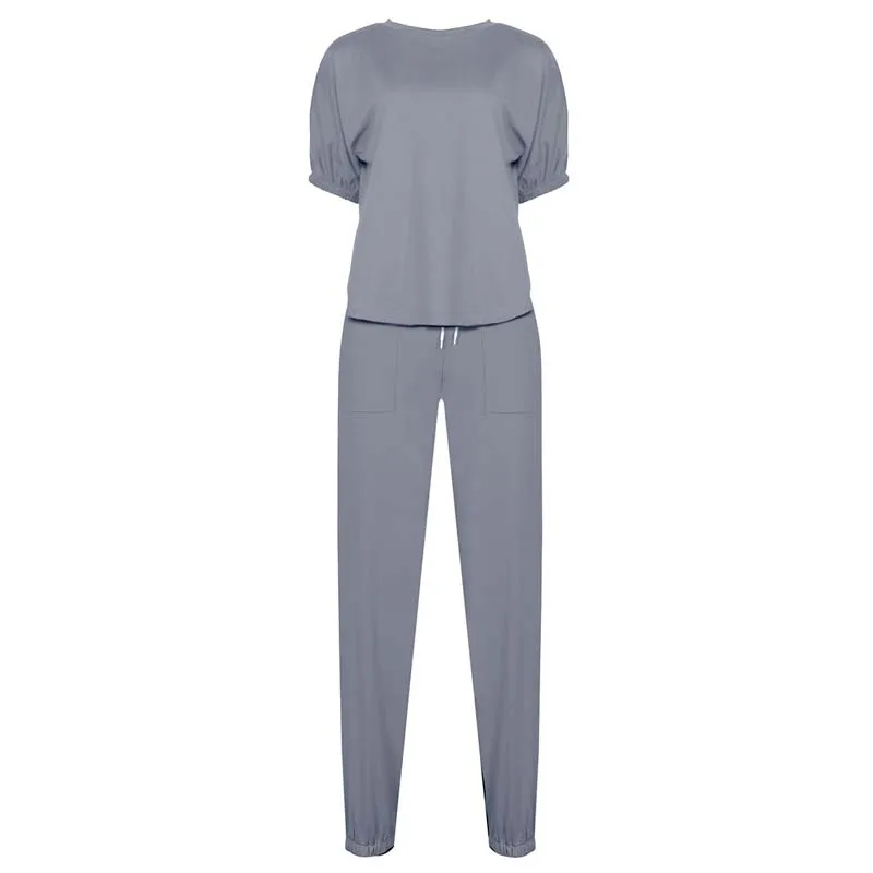

2021 Summer Pajama Set Women Sleepwear Lounge Wear Set Loungewear Pjs Women Homewear Home Suit Ladies