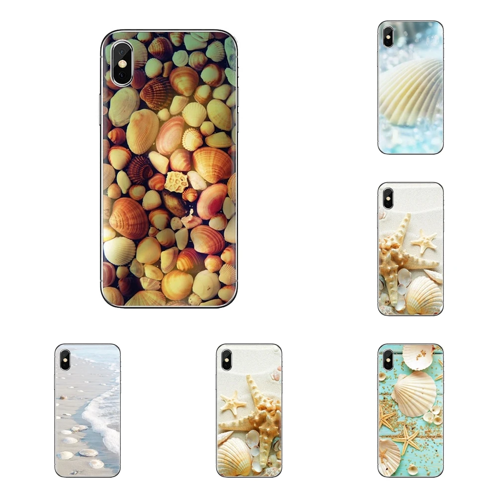 Пастель пляж морской в виде ракушек морских звезд силиконовых чехлов для huawei G7 G8