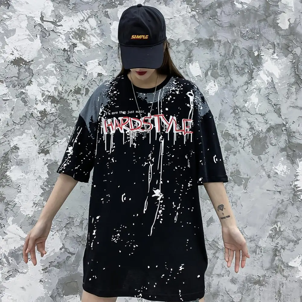 Aelfric Eden Graffiti Hip Hop T Shirt 2020SS Harajuku Streetwear Short Sleeve Casual Cotton Loose Shirts Male Summer Tops Tees | Мужская