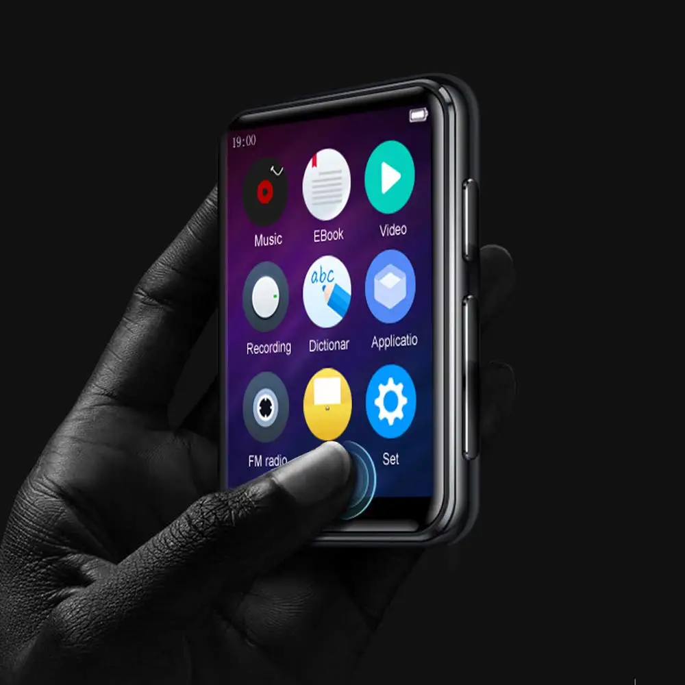 MP4 плеер Bluetooth 16 Гб с 2 4 дюймовым сенсорным экраном HiFi без потерь металлический музыкальный встроенный