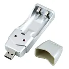 1 шт., зарядное устройство USB для Ni-MH AA AAA 2A 3A