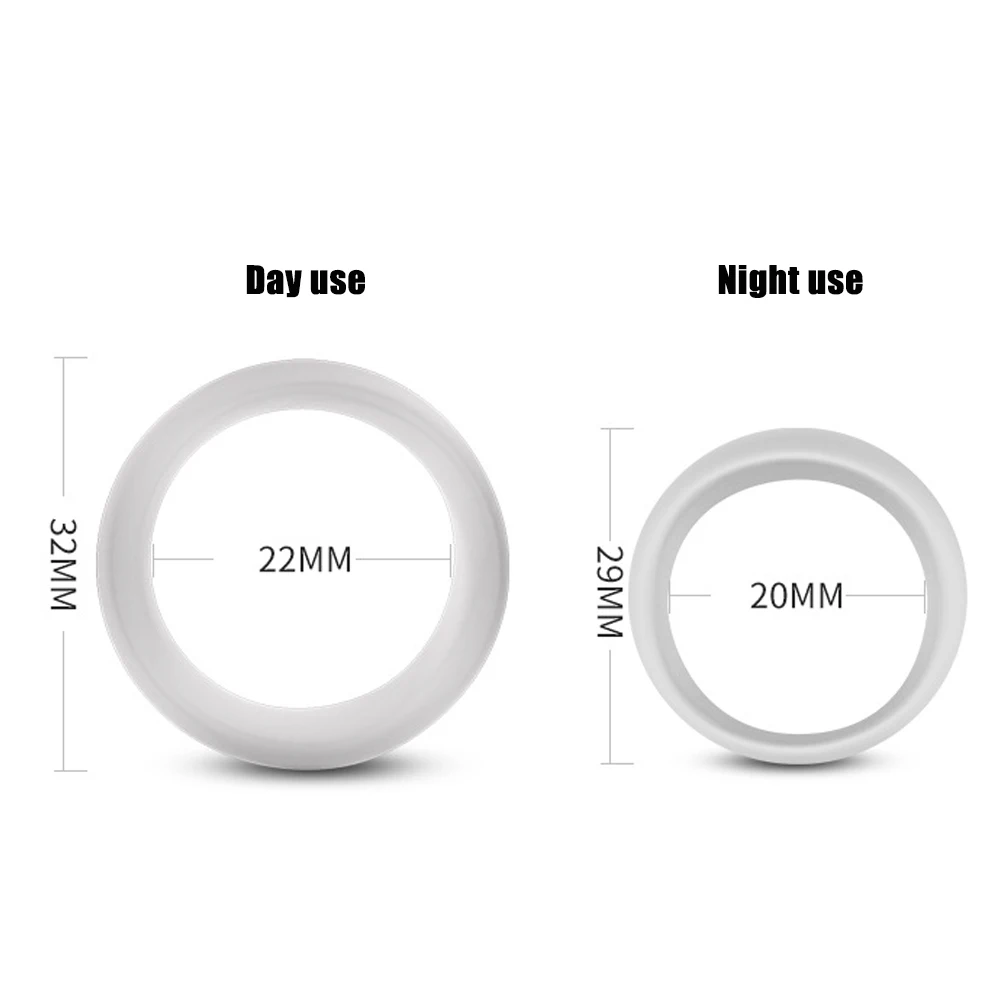 Корректор крайней плоти для мужчин 2 шт. кольца сопротивления мужское кольцо