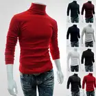 2021 Мода для мужчин, стильный Детский свитер, Цвет с длинным рукавом свитер с высоким, плотно облегающим шею воротником в мужские пуловеры вязаный свитер для мужчин Джерси Hombre Куэльо