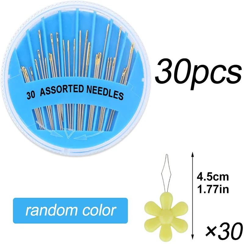 MIUSIE 30 Pcs Needle Threader Sewing Set Plastic Threaders Durable Household Tools For Crafting | Дом и сад