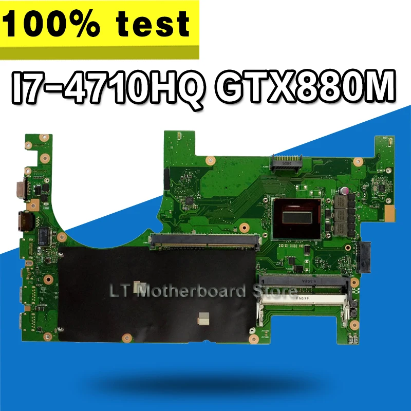 G750JZA материнская плата 2D REV 2 0 I7 4710HQ ЦП поддержка GTX880M 4 ГБ для For Asus G750JZ G750J ноутбук