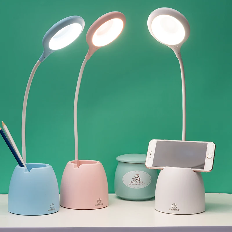 

LED Desk Lamp Foldable Dimmable Touch Table Lamp DC5V USB Powered table Light 6000K night light touch dimming portable lamp