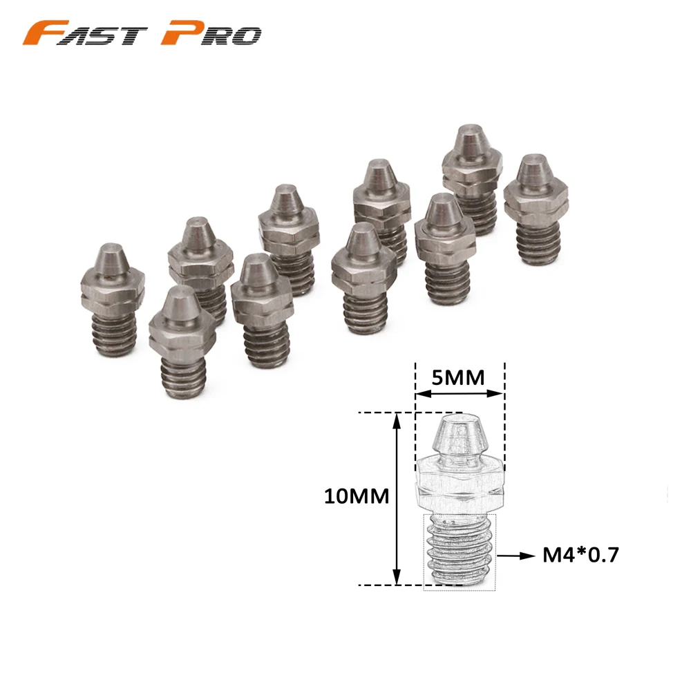 Болты с зубцами M4 * 0 7 10X для KTM CRF YZF WRF KXF KLX RMZ RMX DRZ Aftermarket CNC ножной Peg Pesdal Rest MX Enduro|cnc foot
