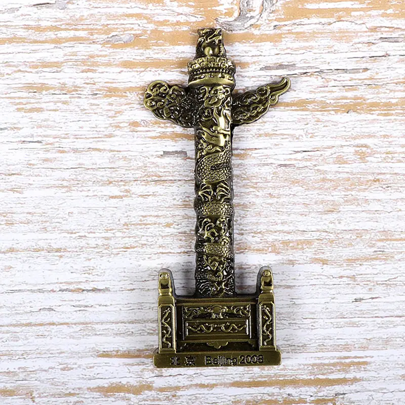 Металлический магнит в европейском стиле для холодильника украшение