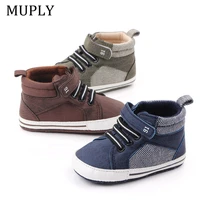 2021 new fashion baby boys girls sneakers leather sports crib soft first walker shoes first walkers for 0 18month