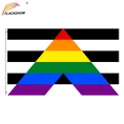 3x5 футов, геи, прямой флаг альянса, полимерный флаг 100D, высококачественный полиэстер, ЛГБТ флаги
