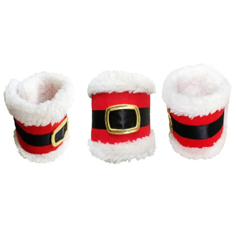 8 шт. кольца для салфеток Санта Клаус Рождественский держатель полотенец круги