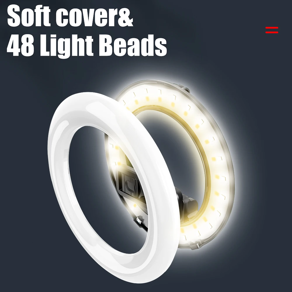 4 in 1 Wireless Bluetooth Selfie Stick With 5inch LED Ring Photography Light Foldable Tripod Monopod For iPhone Xiaomi Huawei