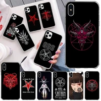 TOPCASHOP Pentagram 666 Demonic Phone Case for iphone pro max mini pro MAX Plus 2020 cover