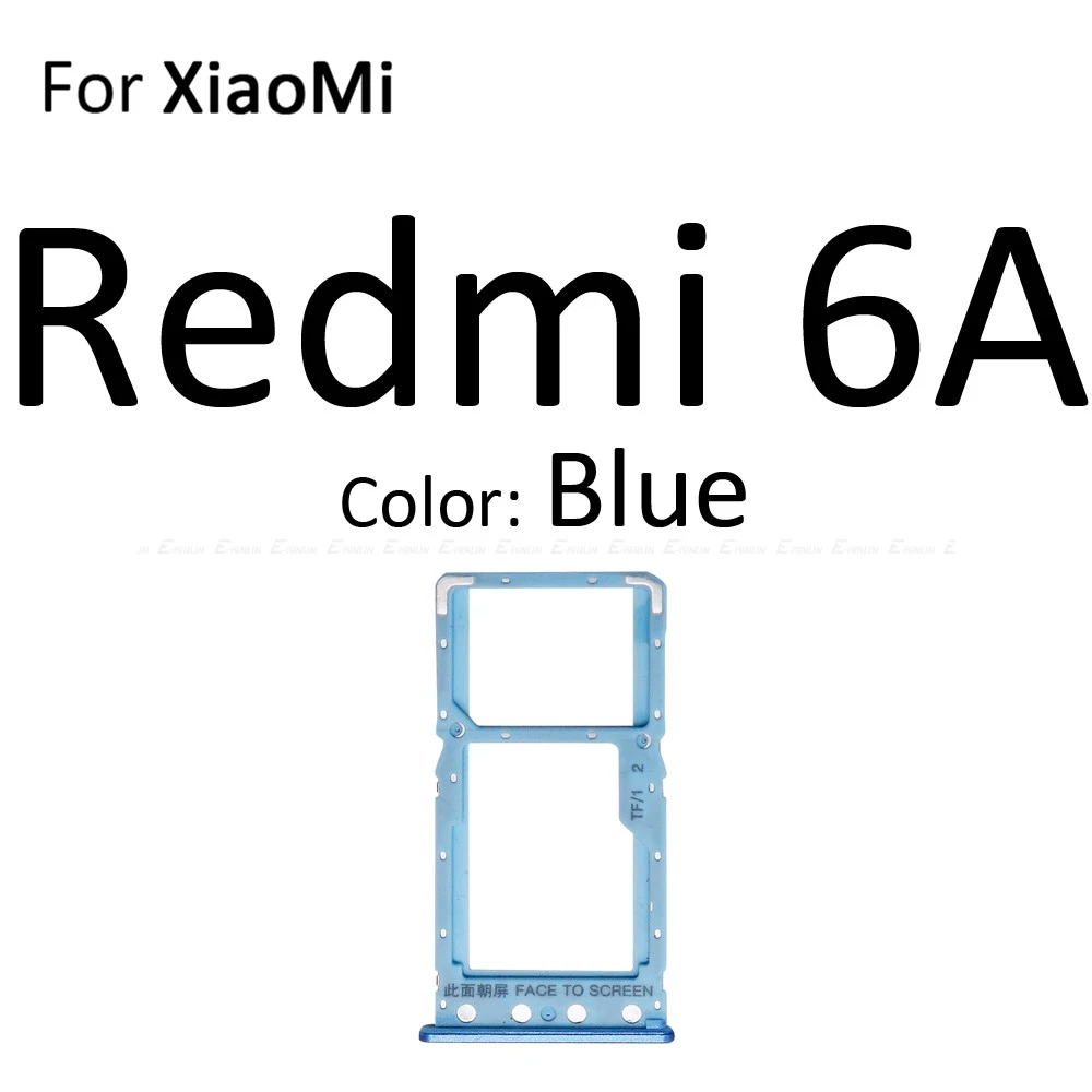 Для XiaoMi Redmi S2 7A 6A Micro SD Держатель для карт разъем контейнер лоток сим-карты Гнездо
