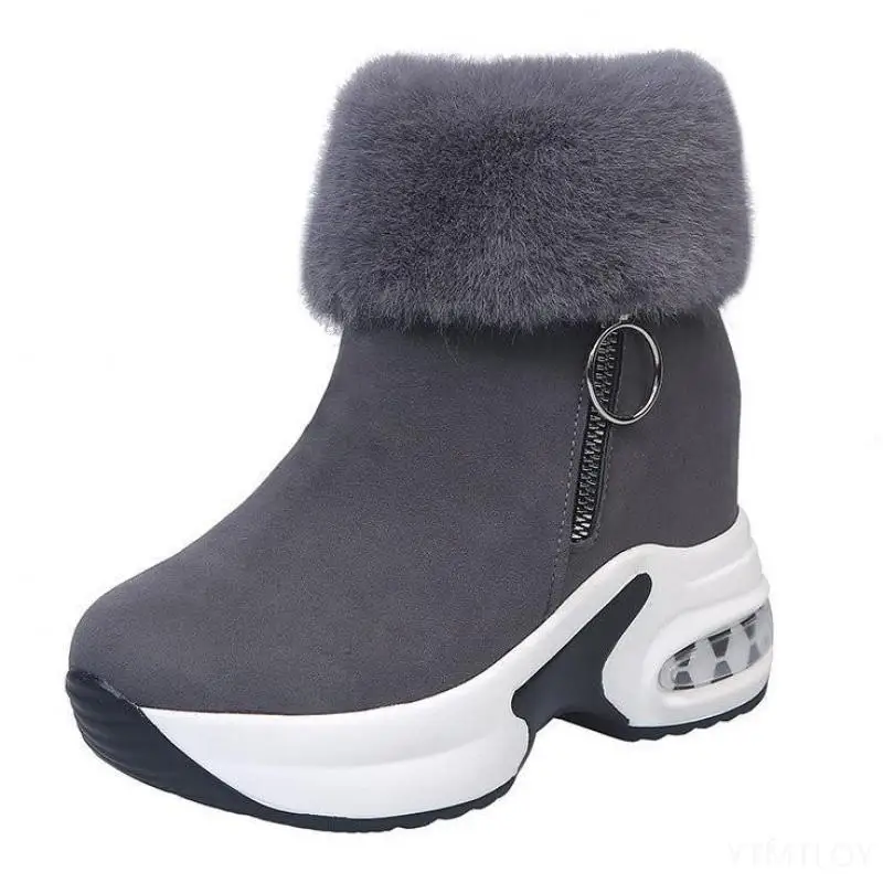 

Women Ankle Boot Warm Plush Winter Shoes For Woman Boots High Heels Ladies Boot Women Snow Boots Winter Shoes Height Increasing