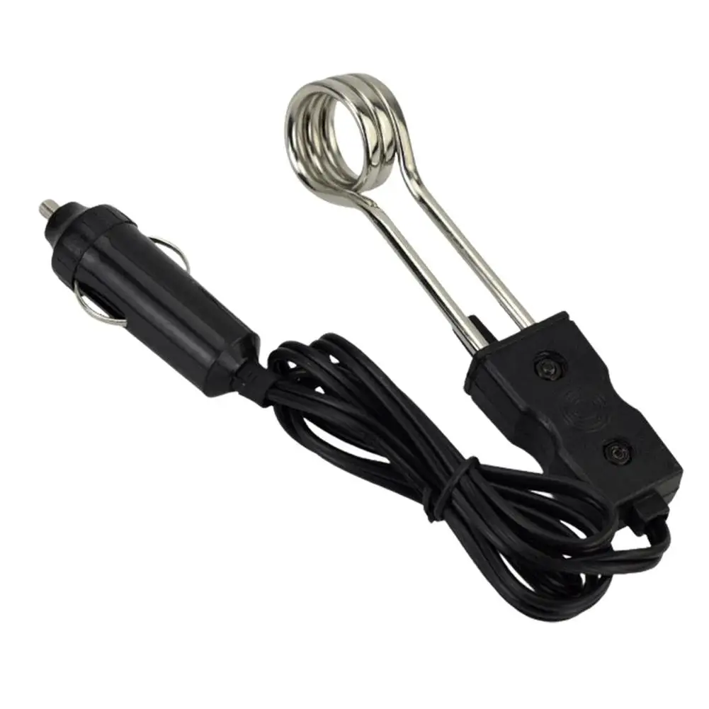 

Автомобильный Электрический погружной нагреватель-подогреватель из нержавеющей стали для чая, кофе и супа портативный 12В 24В стандартный л...