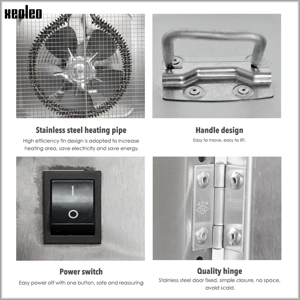 Пищевой Дегидратор XEOLEO 10 слоев сушилка для фруктов еды из нержавеющей стали