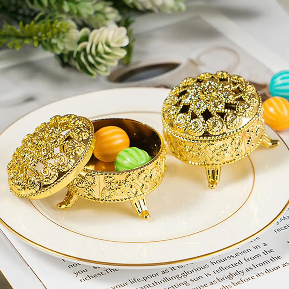 

Portable Wedding Trinket Box Candy Container Souvenir Gift Case Home Table Decor Candy Storage Box For Home Kitchen Supply New