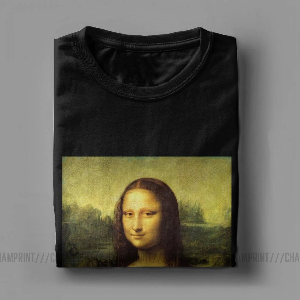 Мужская футболка Mona Lisa Винтажная с короткими рукавами и круглым вырезом