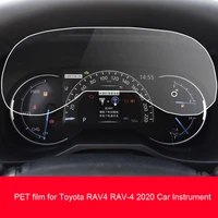 for toyota rav4 rav 4 2020 car instrument panel protector dashboard pet film center control touchscreen protector
