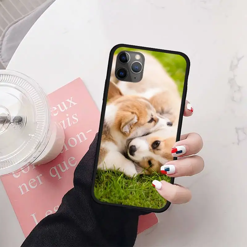 

Cute animal Corgi dog Phone Cases for iPhone 11 12 mini pro XS MAX 8 7 6 6S Plus X 5S SE 2020 XR