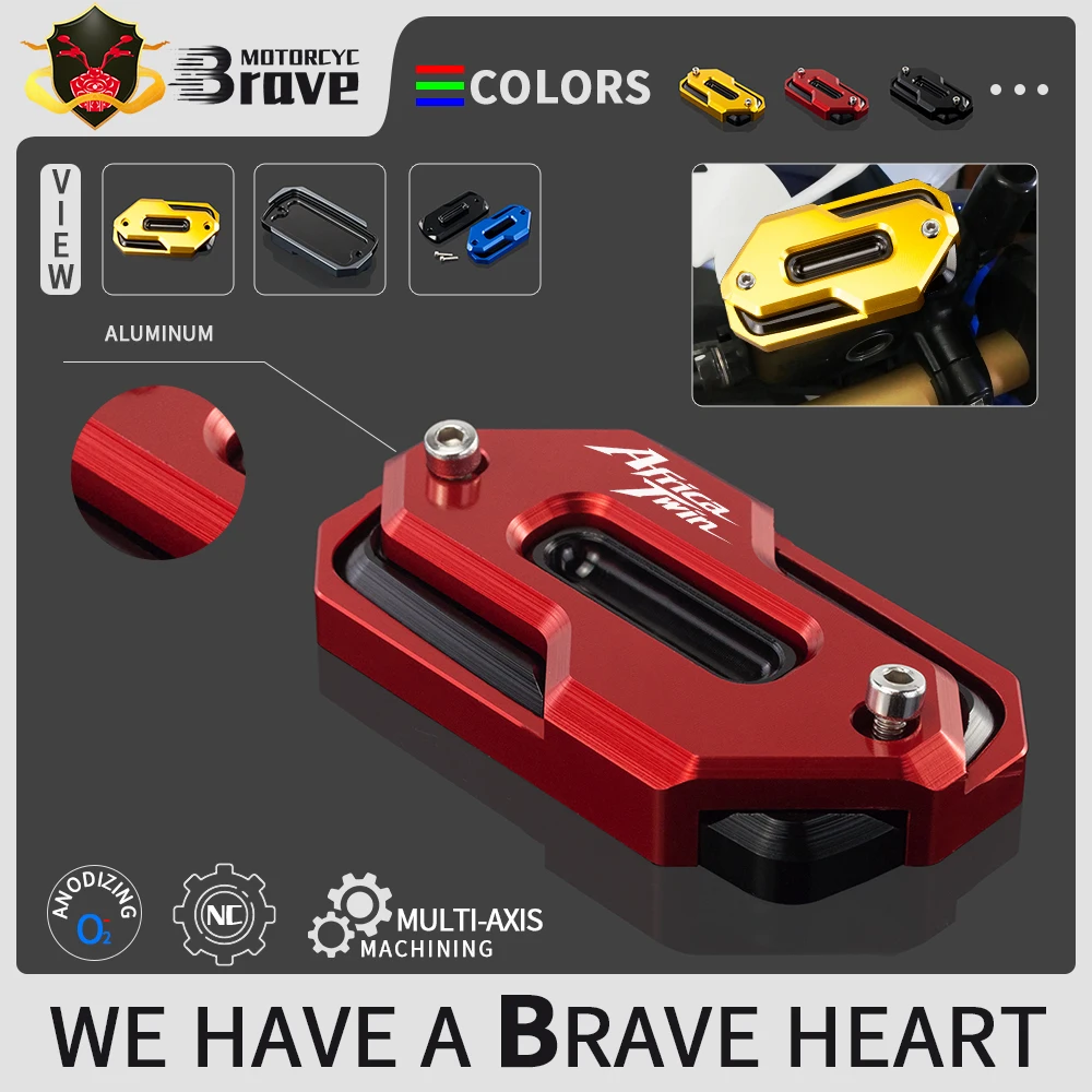 

For Honda CRF1100L CRF1000L CRF 1100L 1000L Africa Twin Motorcycle CNC Front Brake Fluid Reservoir Cover Cap Decorative Guard