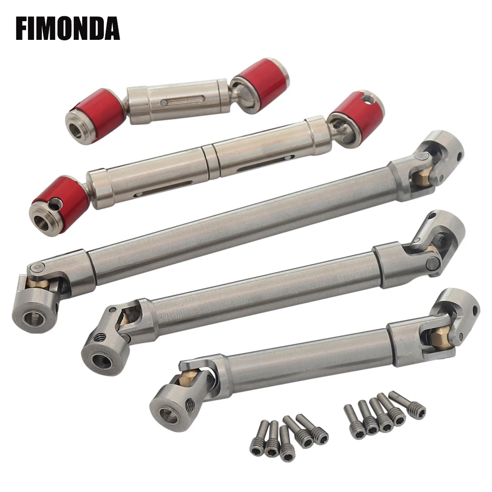 Внутренний шлицевой вал из нержавеющей стали для 1/10 RC Гусеничный осевой SCX10 Wraith