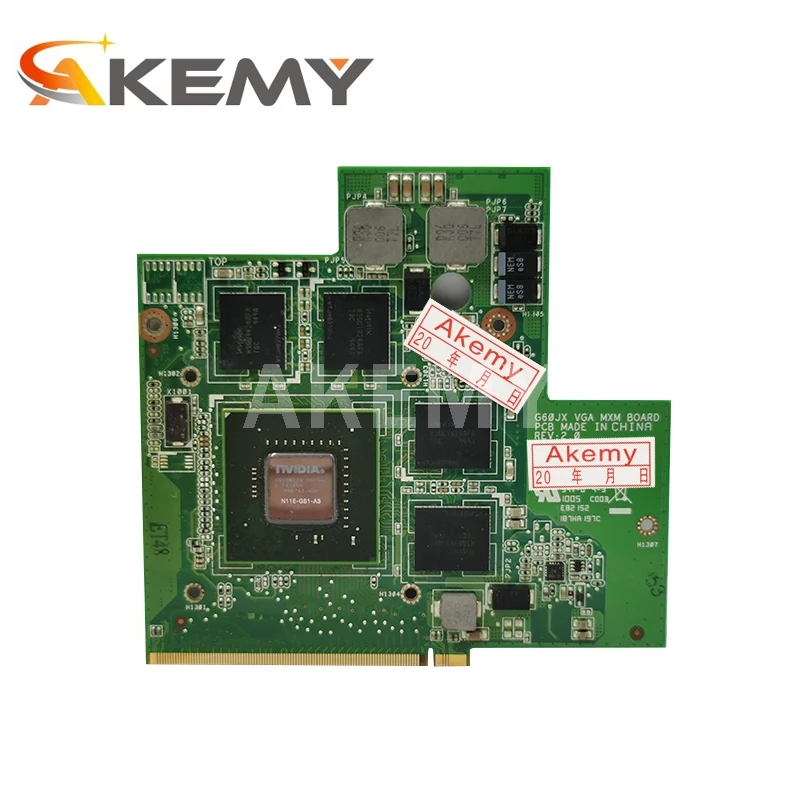 Asepcs Высокое качество для For Asus G60JX VGA карта графическая N11E GS1 A3 GTS360M GTX 360M 1GB 100%