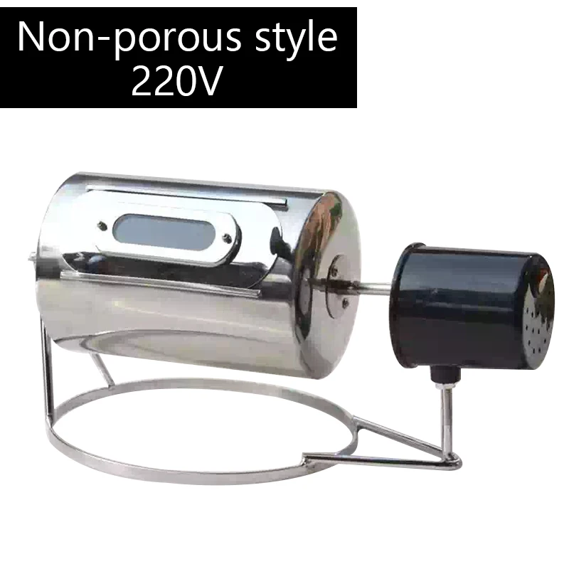 110V Nonporous 220 В бытовой небольшой обжарочный аппарат для зёрен кофе электрический нержавеющая сталь многофункциональный сухофрукты жареные семена и орехи машина - Color: 110V Nonporous