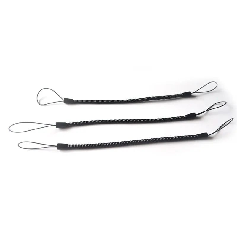 

100cm Max Spring Universal Rope for Stylus Touch Pen PU Plastic Black for Iphone Ipad Samsung Tablet wholesales 2000pca/lot
