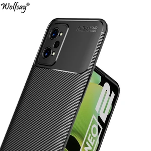 for oppo realme gt neo 2 case bumper silicone carbon fiber back cover for realme gt neo 2 case for realme gt neo2 neo 2 2t gt 5g free global shipping