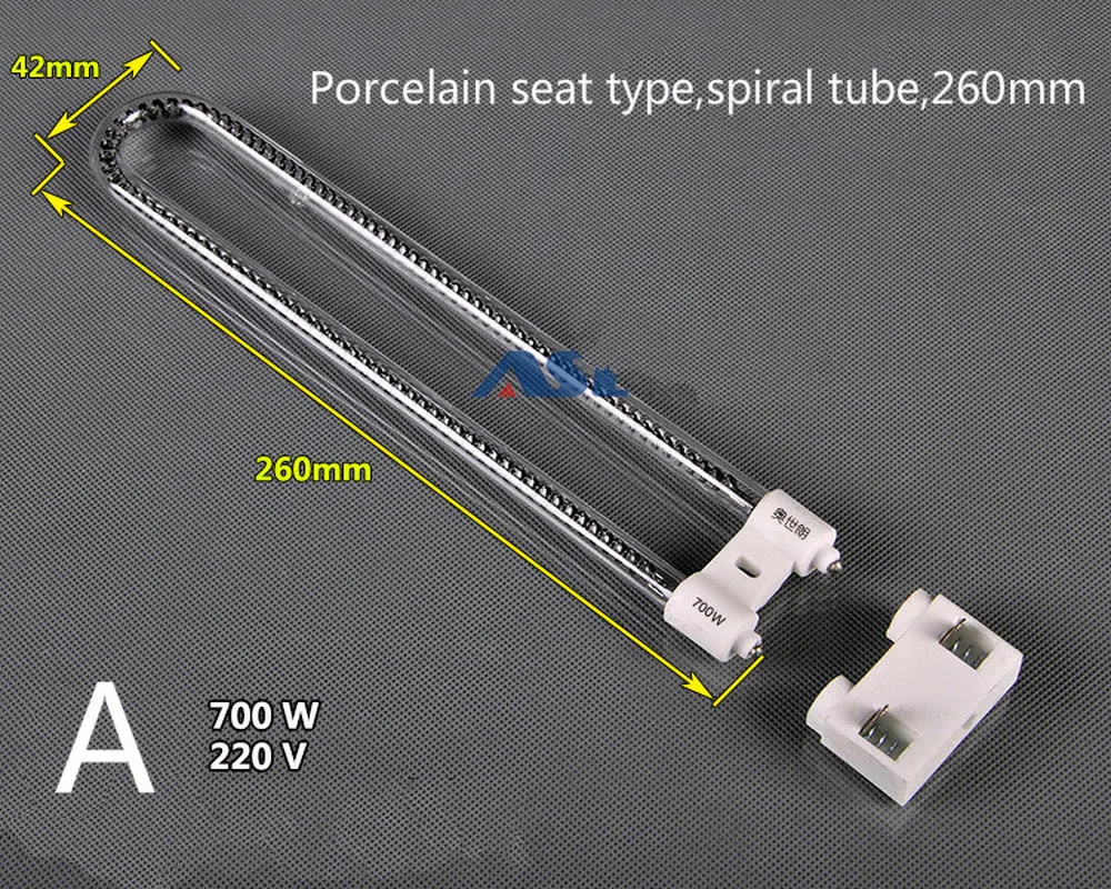 1 шт. нагревательная трубка из углеродного волокна инфракрасный нагревательный