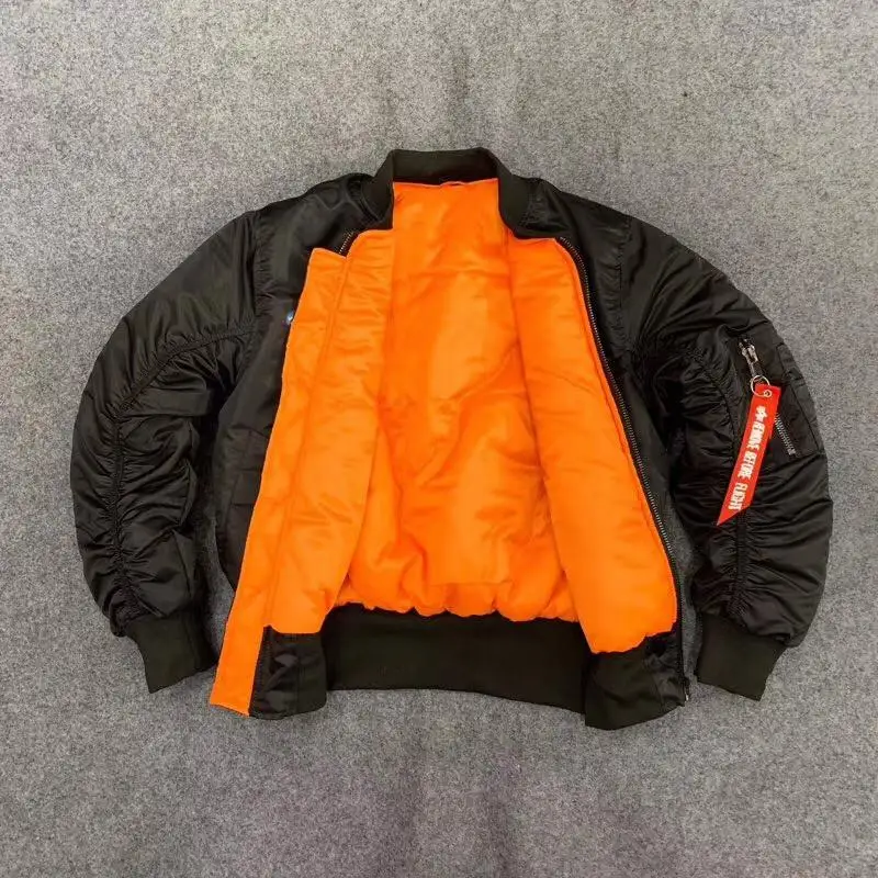 

Travis Scott Sicko Mode AstroWorld Bomber Jacket Jacket Men 1:1 high quality MA-1 Bomber Coat Flight Force Pilot Jacket