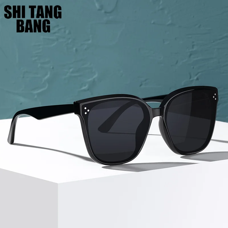

2021 New Women TR90 Sunglasses Brand Designer Gentle Big Frame Elegant Star Nylon Sun Glassses Fashion Lady Vintage Eyeglasses