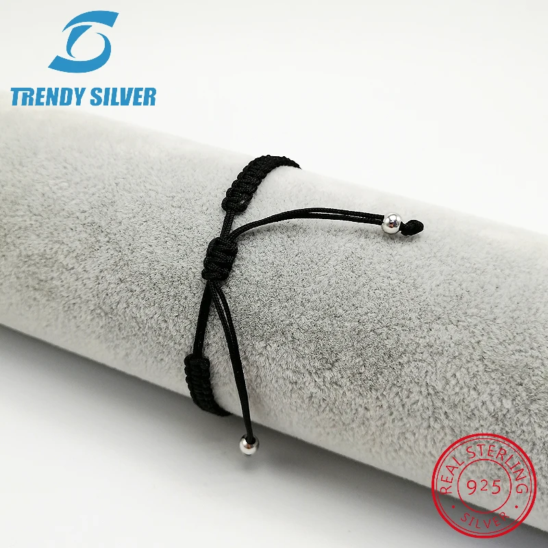 Ручная работа макраме thread.br acelet подарок для девочки женщины 925 пробы серебро