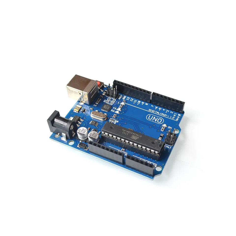 UNO R3 макетная плата официальная версия ATmega16U2 с usb-кабелем для Arduino - Цвет: Оранжевый