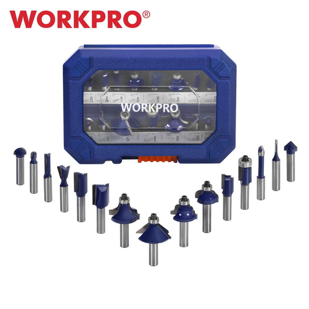 WORKPRO Форстнер сверло плоское крыло буровые коронки для деревообработки резьба по